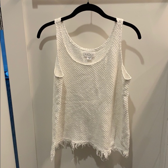 Velvet by Graham & Spencer Fringe Tank - Picture 2 of 9